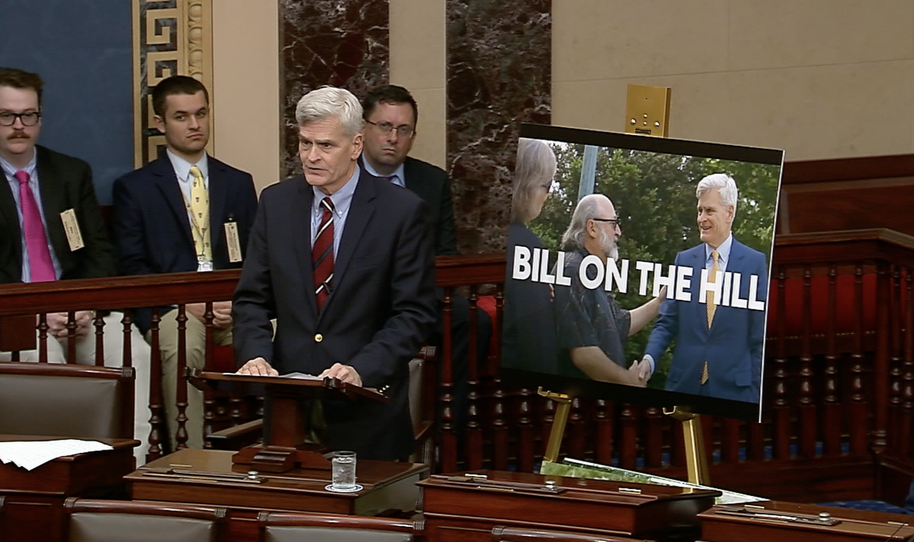 bill on the hill floor speech